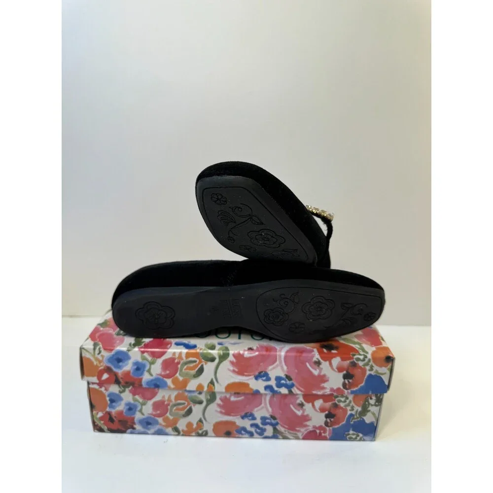 Mootsies Tootsies Womens Slip On Black VT US 8.5